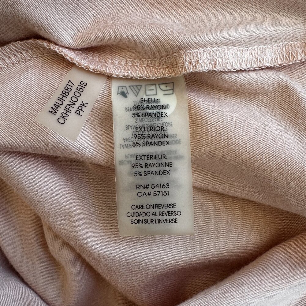 NWT Calvin Klein Blush Pink Top M - Picture 6 of 8